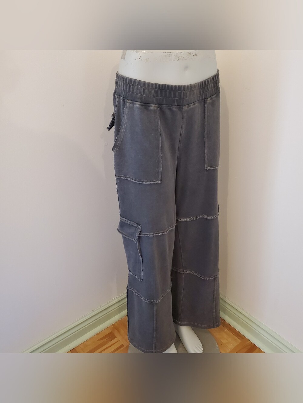 Vintage Havana Distressed Grunge Cargo Joggers